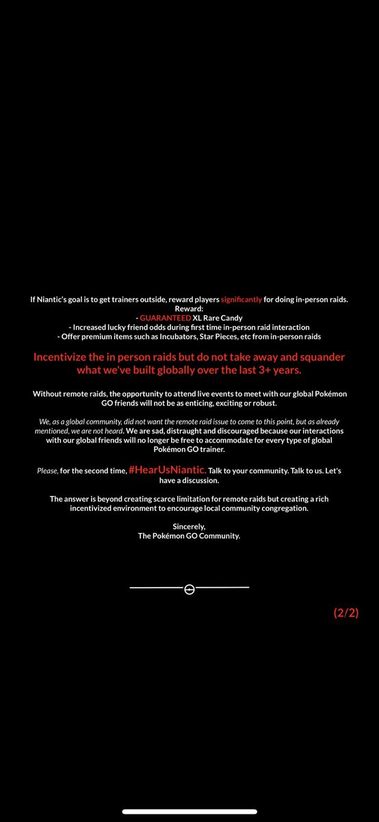 ShadowReady's tweet image. I picked up @PokemonGoApp after years later due to my limit cell phone plan. I finally got an upgrade and fell back in love with this game this last year. I love the community! Thank you to all the content creators of Pokémon go! ❤️♥️ #HearUsNiantic #HearUsNiantic2 @NianticLabs