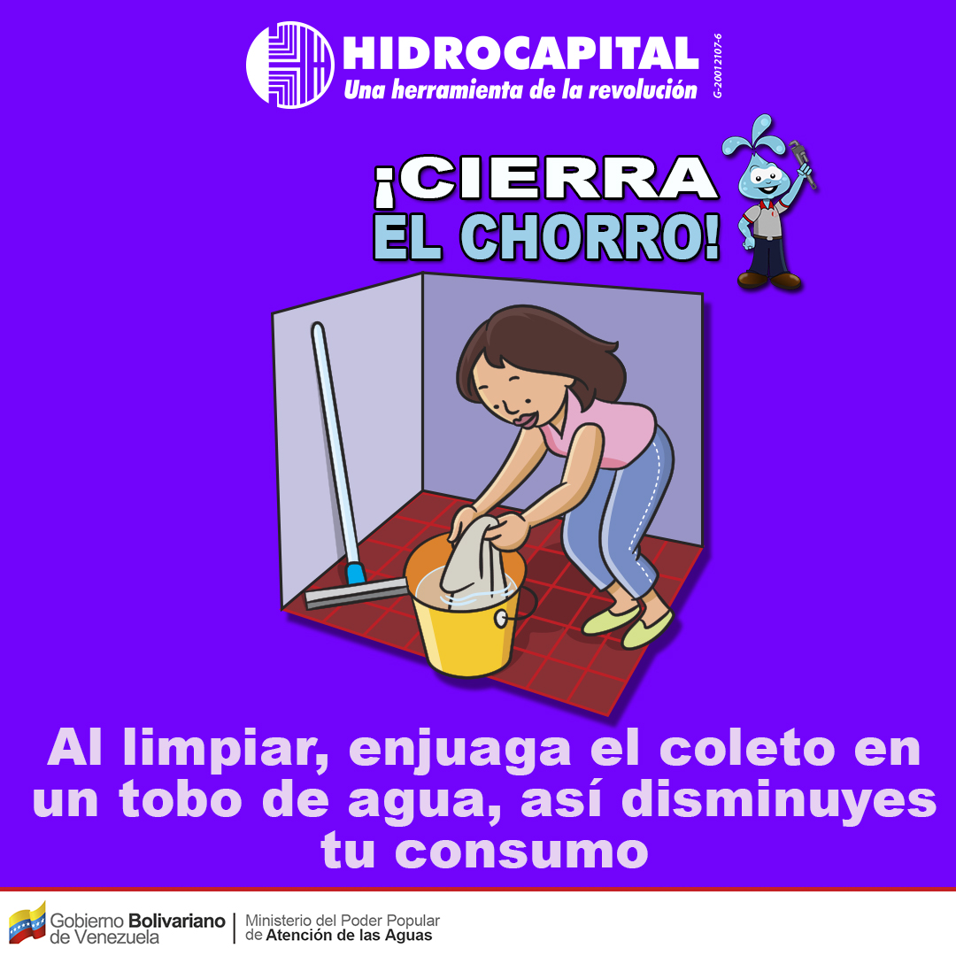 📌 𝑴𝒂́𝒔 𝑪𝒐𝒏𝒄𝒊𝒆𝒏𝒄𝒊𝒂 🚰💧
¡El agua es importante! aprendamos a ahorrarla y juntos vamos a crear nuevos hábitos para cuidar cada gota.
¡Cierra el Chorro!