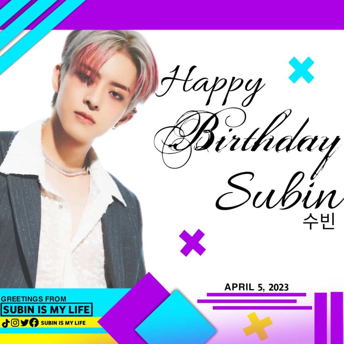 You've been an inspiration of many  Happy birthday Subin 🎂🎇🎉

[ #VICTON - #JUNGSUBIN ]