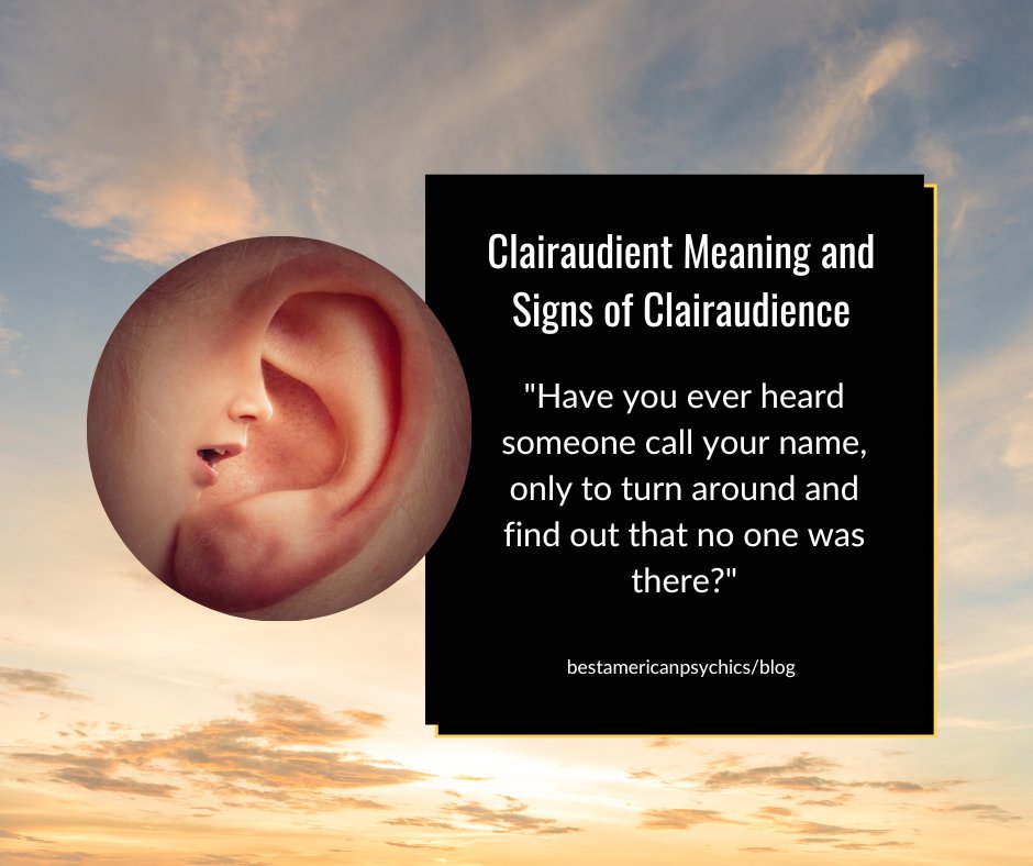 FindPsychics's tweet image. Whether you're skeptical 🤔 or curious, read on to learn more about the 𝗳𝗮𝘀𝗰𝗶𝗻𝗮𝘁𝗶𝗻𝗴 𝘄𝗼𝗿𝗹𝗱 𝗼𝗳 𝗰𝗹𝗮𝗶𝗿𝗮𝘂𝗱𝗶𝗲𝗻𝗰𝗲. 👂

rfr.bz/t5mniay 

#SpiritualSounds #DivineMessages #PsychicCommunication #SpiritualAuditoryExperience #PsychicHearing