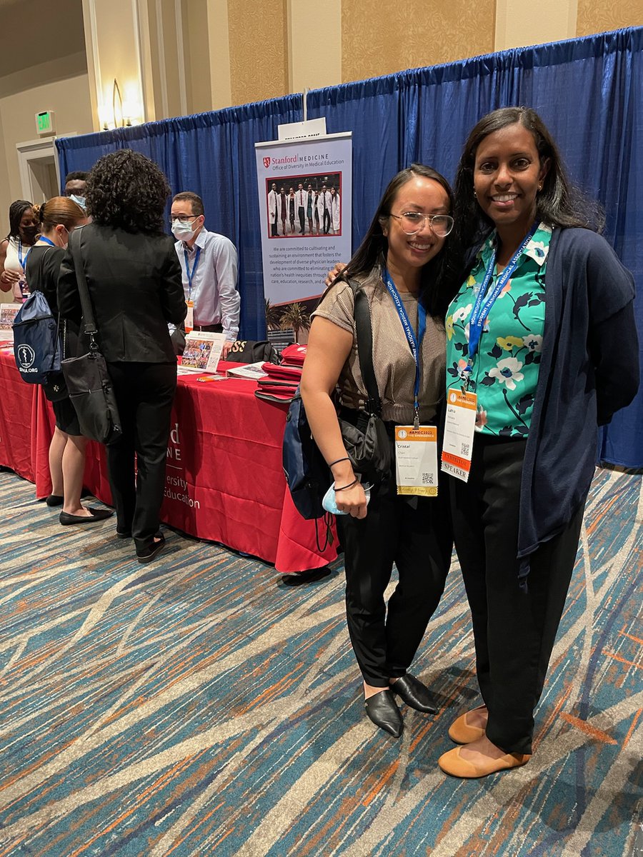LahiaYemaneMD's tweet image. Can&apos;t believe this was only 2 wks ago! Still so excited to welcome #Match2023 to @stanfordgme @StanfordODME community soon! 

📣 If you will be at @SNMA #AMEC2023 + recently matched w/ us, please stop by our booth to say hello 📸: #AMEC2022 hellos w/ now current interns!