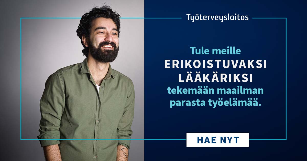 Työterveyshuoltoon erikoistuvan lääkärin koulutustehtävien haku on nyt käynnissä! 📍 Kuusi kuukautta kestävän koulutustehtävän voi suorittaa Helsingissä, Kuopiossa, Oulussa, Tampereella tai Turussa. Hae 9.4. mennessä: ttl.fi/tietoa-meista/… #rekry #työterveyshuolto