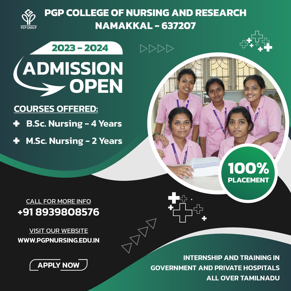 pgpnursing's tweet photo. Embark on a rewarding career in nursing with PGP College - admission now open! 🎓💉

For Admission Contact
8939808576

#PGPCollege #NursingAdmissions #HigherEducation #bestcollegeinnamakkal #nurses https://t.co/qWtkcFI5hn