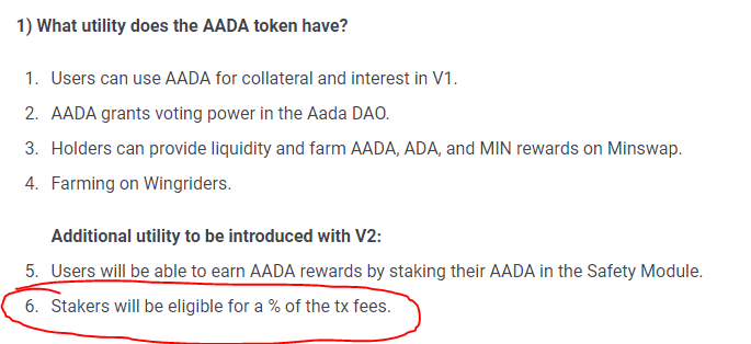 The_ArcticAlpha's tweet photo. Seeing a lot of $AADA posts recently and felt the need to say something. When I do due diligence on a defi token, I try to identify what is going to drive buying pressure. Thats normally a function of the utility of the token and how it interacts with its defi platform. https://t.co/OlJb1s4YlV
