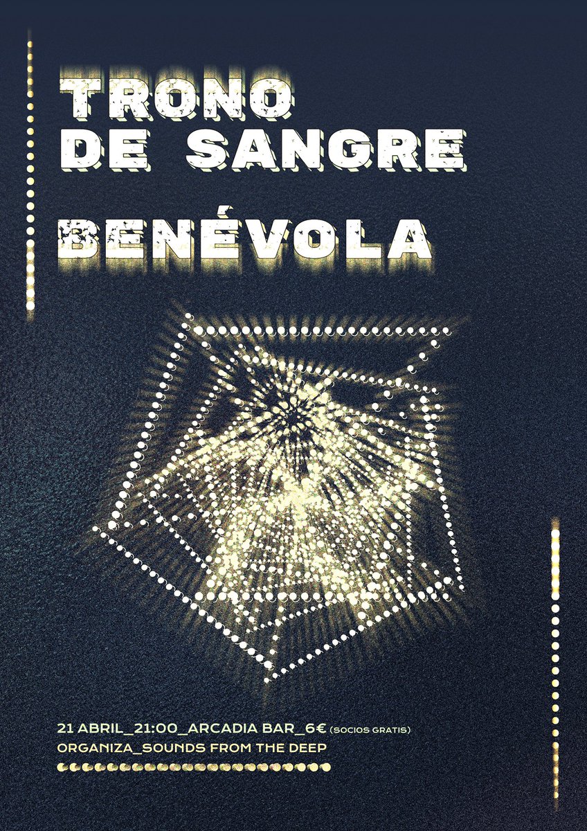 El 21 de abril estaremos en Guadalajara presentando “Disco del año” y lo haremos con <a href="/benevolaband/">benévola</a> que también presentan material! 🙌🏼
Nos vemos en el Arcadia!

<a href="/sftd_guada/">SOUNDS FROM THE DEEP</a> #zapatilla #posthardcore #discodelaño #guadalajara