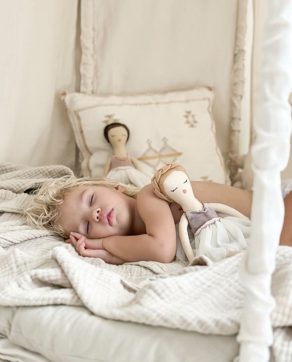 Dumye's tweet photo. Sweet dreams little one ✨ 
PS. Bella the ballerina would like perfect tucked into an Easter Basket. 🐇
📷 @demilucasblog https://t.co/CvnU9mGttM
