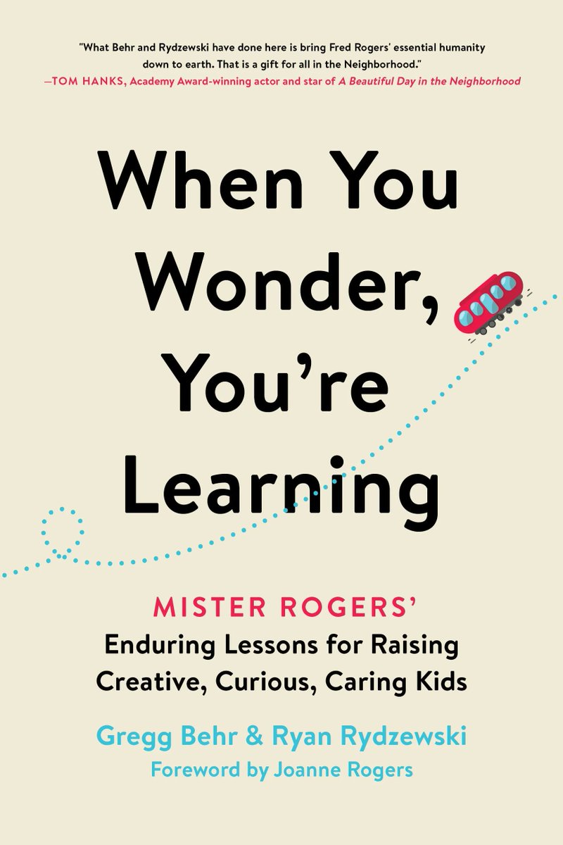 Help spread the lessons of Mr Rogers' by supporting our friends, <a href="/greggbehr/">Gregg Behr</a> &amp;. <a href="/RyanRydzewski/">Ryan Rydzewski</a> who wrote, When You Wonder, You’re Learning. The paperback edition of the book will be released today: buff.ly/3nA4stI  <a href="/When_You_Wonder/">When You Wonder, You're Learning</a>