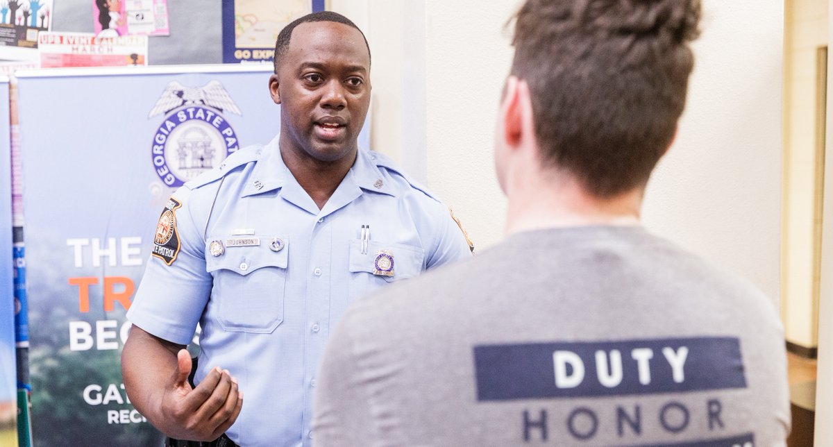gsocpd's tweet image. Join us TOMORROW for the Criminal Justice Career &amp;amp; Internship Fair!

📅 Wednesday, April 5, 2023
📍 Carroll Building, Statesboro Campus
⏰ 11 a.m. - 2 p.m.
👔 Professional Dress Recommended

Visit Handshake for more details. 💻