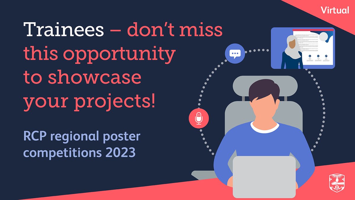 📢The RCP regional poster competition is back!

Open to medicine trainees at all levels, don't miss out on this opportunity – submit your abstract today: ow.ly/jqK850Nx75y