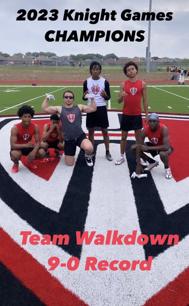 Knight_Strength's tweet photo. The @HHKnightsTrack @HHKnights_FB 2023 Games have concluded. And the Top 3 Finishers are….👇👇👇👇👇👇👇👇 Team Walkdown Captain @RockyCrooks12, Top Shattas Captain @d1kbad and Glory Captain @kaden8butler congratulations on a fine season. #FollowTheRecipe #KnightStrong https://t.co/WCo7RmX8Bq