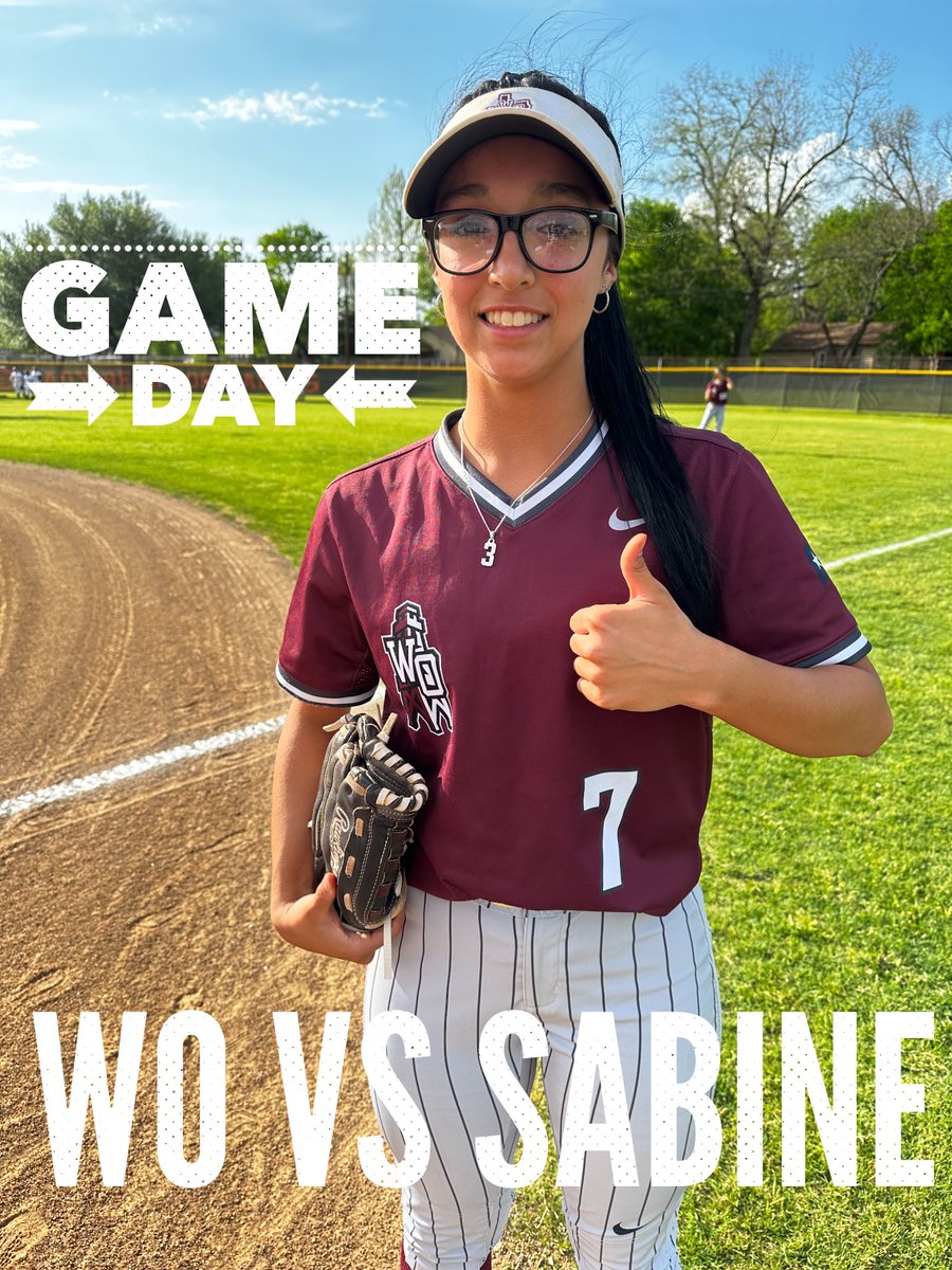 CoachNBlank's tweet photo. Let’s goooo 🥎
>> G•A•M•E D•A•Y >>
White Oak Ladyneck Softball start round ✌🏼of district play today!!
WO 🆚 Sabine @ Sabine
Varsity ONLY ⏱️ 6pm
#allin #family #levelup #intensefocus #playhard #PlaySmart #PlayTogether https://t.co/HJ3lbM9km3