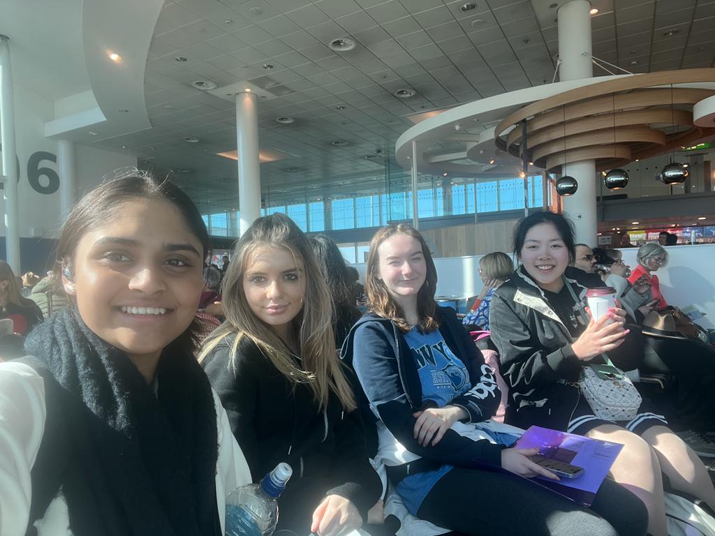 hawpproject's tweet photo. And we're off! 4 our first interns of 2023 have departed for #Rome and #Florence to begin their 4 week internships in luxurious 5 Star hotels, funded by the #TuringScheme. Wishing them #goodluck and an amazing experience! https://t.co/LUW5DMUo04