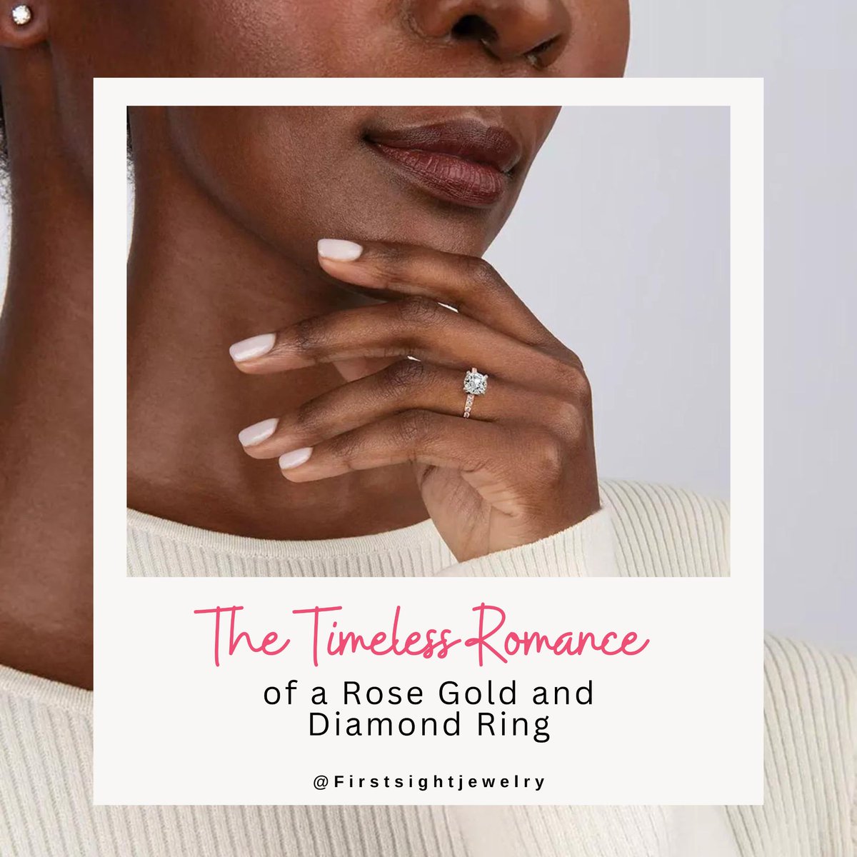 firstsightjewel's tweet image. A gorgeous and enchanting option for an engagement ring or special occasion item is the 1 CT round cut rose gold diamond ring. The rose gold band's soft tones contrast well with the traditional round cut diamond's sparkling brightness.
.
#firstsightjewelry #timeless #romance