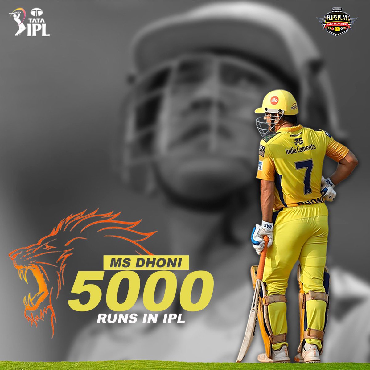 flip2play's tweet photo. MS Dhoni ne IPL mein 5000 runs paar kar diye hai! 🤩 Kya aap bhi Dhoni ke jitne strategic hai? Abhi Flip2play app par aaye aur apne cricket knowledge ka fayda uthaye. 🏏📲

Abhi Flip2play app download karo aur apne cricket knowledge ka fayda uthao. 🏆

#Flip2play #FantasyApp https://t.co/cD6trI8P4Q