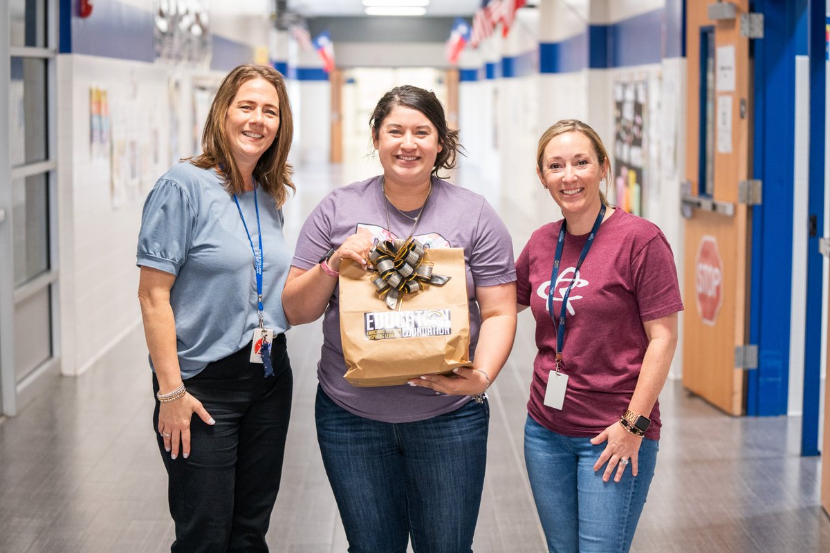 On Friday the Education Foundation surprised each of the RCISD TOY candidates with a catered meal for their family. We are so proud of our hardworkng teachers &amp; their commitment to our students.  They were all very happy to have a night off from cooking! Congratualtions!