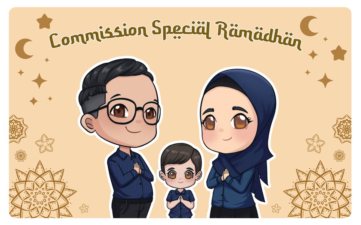 MassToy's tweet photo. Ramadhan Commission!
The price only valid for Ramadhan ! :D

#opencommission @CmsnArtist_Id #artidn #giftcard https://t.co/pNOoNd2adN