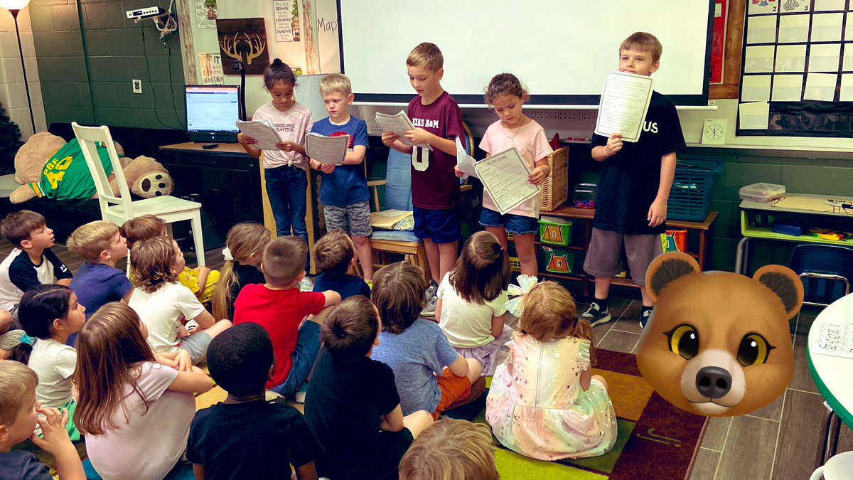 Our Spanish Immersion friends sharing a Reader’s Theatre en Espanol! Great job! <a href="/HumbleISD_BBE/">Bear Branch Elem</a>