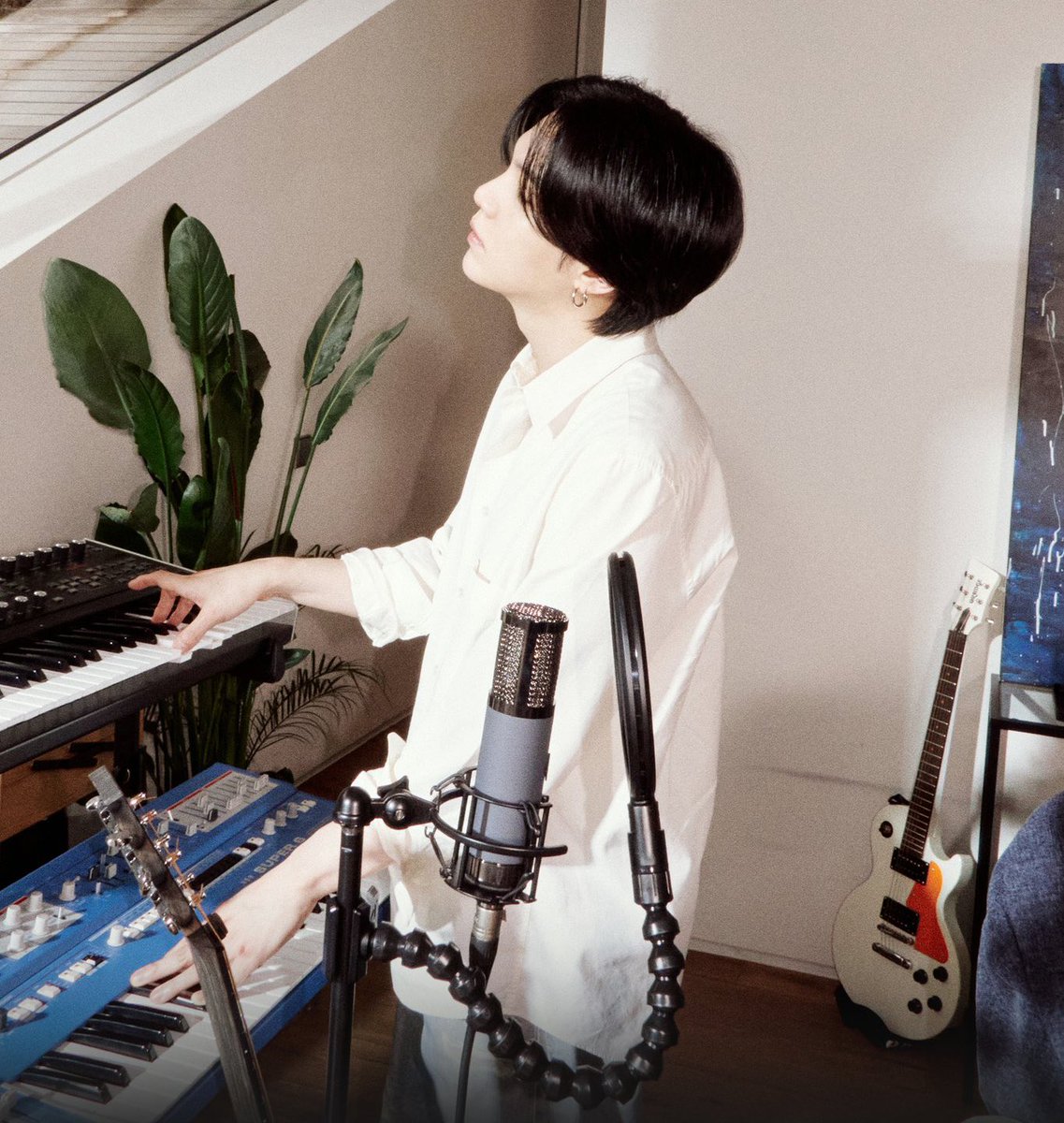 1992Earthh's tweet photo. แค่เห็นเจ้าของเพลงกับคนฟีท กุเห็นรูปก็เพราะแล้วอ่ะ ต้องปังแน่ Agust D ก���บ IU เลยนะแกรรรรรรรรรร อร๊ายยยยย พ้มตื่นเต้นมากครับ https://t.co/7nnlYhtZiy