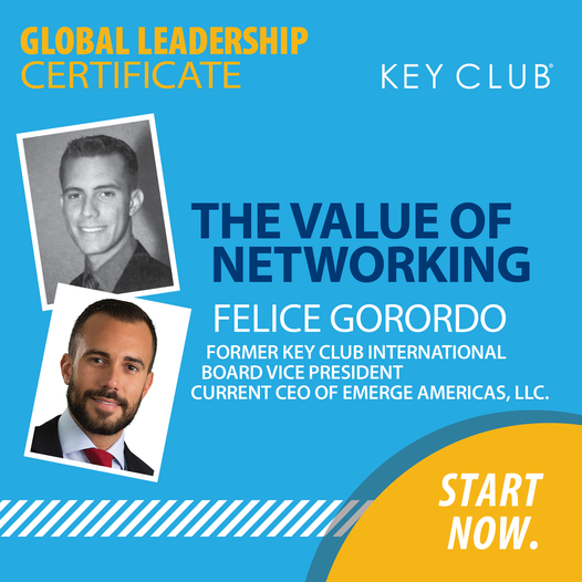 KeyClubAlumni's tweet image. Key Club members refine leadership skills through the Global Leadership Certificate. The final four courses include presentations by successful Key Club and CKI alumni. Want to get involved in opportunities like this? Fill out this interest form! bit.ly/403TQBT