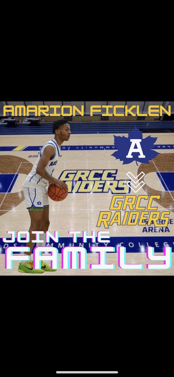 amarion_ficklen's tweet photo. #Committed 🔵⚪️@GRCCBasketball @MaplesBoysbball @TheDZoneBBall @PrepHoops https://t.co/8MVTFOwSpH