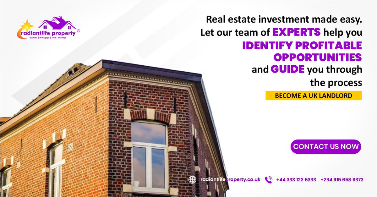 Unlock the potential of real estate investment 📷 Our experts can help you identify profitable opportunities and make the most out of your investment. Lets grow your wealth together! #RealEstateInvestment #profitableopportunities #growyourwealth