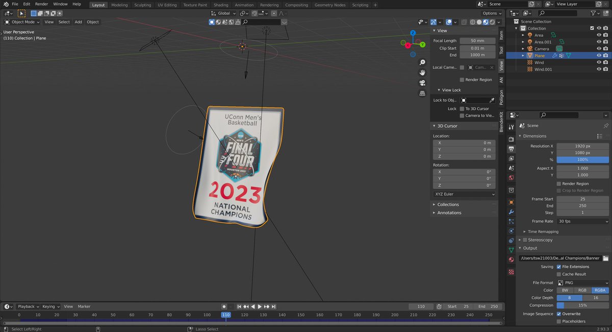 TomSWilkinson's tweet photo. 3D banner animation made in Blender 😃 https://t.co/GzvTv0wQPi
