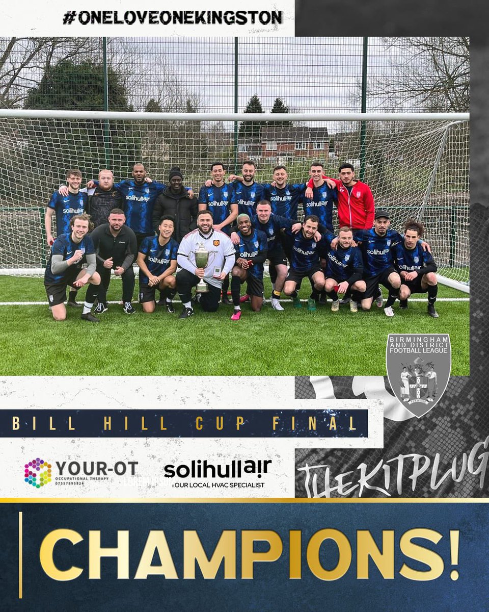 🏆🏆🏆 

Still hasn’t sunk in 🤯 Unreal weekend, spirits and morale are high. 

Onto next week where we face <a href="/CastlecroftRngr/">Castlecroft Rangers</a> in the league as we battle for promotion! 🔵⚫️ #UTK
