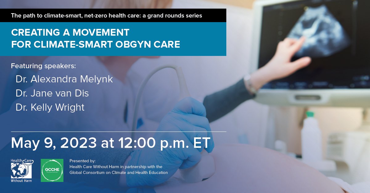 Kelly “MIGS Lady” Wright MD (@migsrunner) on Twitter photo Want to learn more about what we’re doing to fight #ClimateChange in OB/GYN? Sign up for our free upcoming webinar hosted by <a href="/HCWithoutHarm/">HCWH - US & Canada</a>! Learn the why and the solutions.
us06web.zoom.us/webinar/regist… Want to learn more about what we’re doing to fight #ClimateChange in OB/GYN? Sign up for our free upcoming webinar hosted by <a href="/HCWithoutHarm/">HCWH - US & Canada</a>! Learn the why and the solutions.
us06web.zoom.us/webinar/regist…