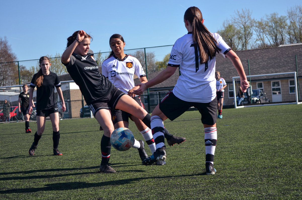 Foundation92's tweet photo. A fantastic day for our ETC teams yesterday, as they played fixtures against @MU_Foundation and @NFFC_Community/@NFFCWomen 🙌

Our U12s, U14s and U16s battled it out in an afternoon of high-level, highly-competitive football.

It's great to see that the girls have come a long way in such a short space of time, taking what they've learnt in training onto the pitch.

Well done, girls! ⚽️