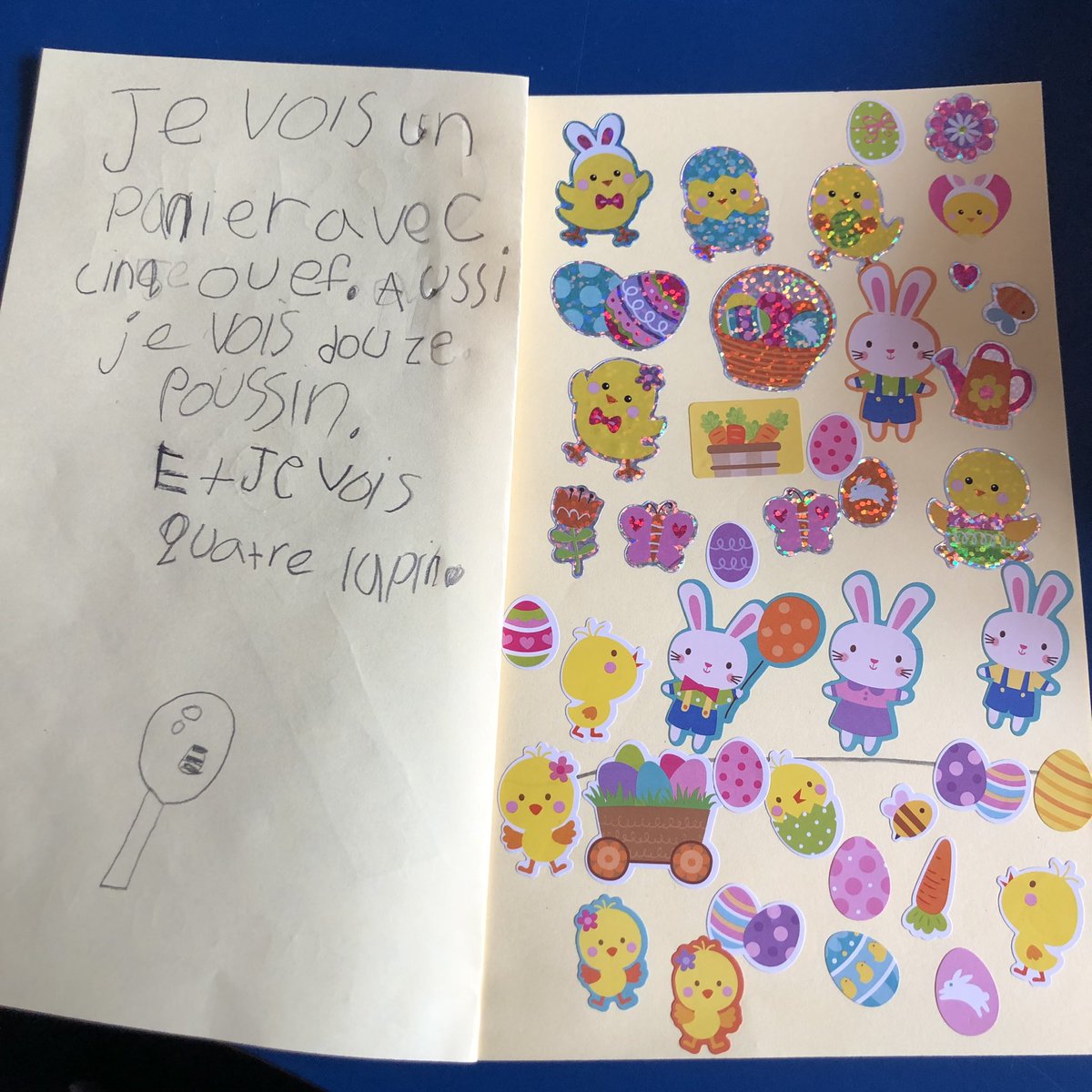 mmekkelly's tweet image. C’est moi l’espion! // I Spy! Today we started our own “I Spy” books to explore spring and Easter vocab 📝📚
#FrenchImmersion #SeeWhatIAmLearning #HRCE