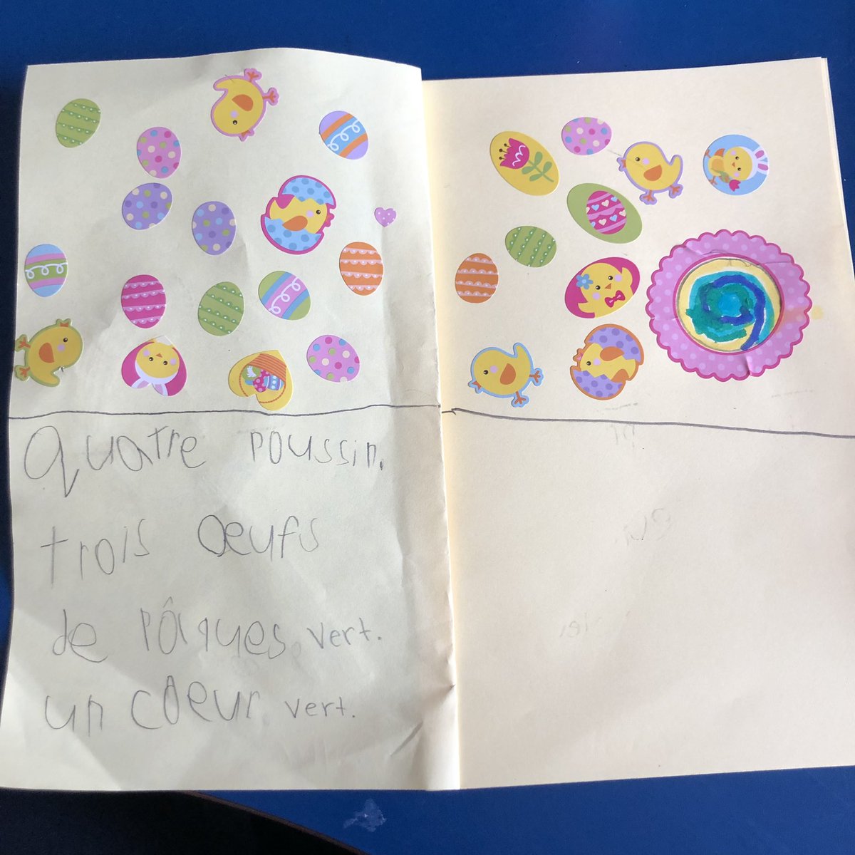 mmekkelly's tweet image. C’est moi l’espion! // I Spy! Today we started our own “I Spy” books to explore spring and Easter vocab 📝📚
#FrenchImmersion #SeeWhatIAmLearning #HRCE