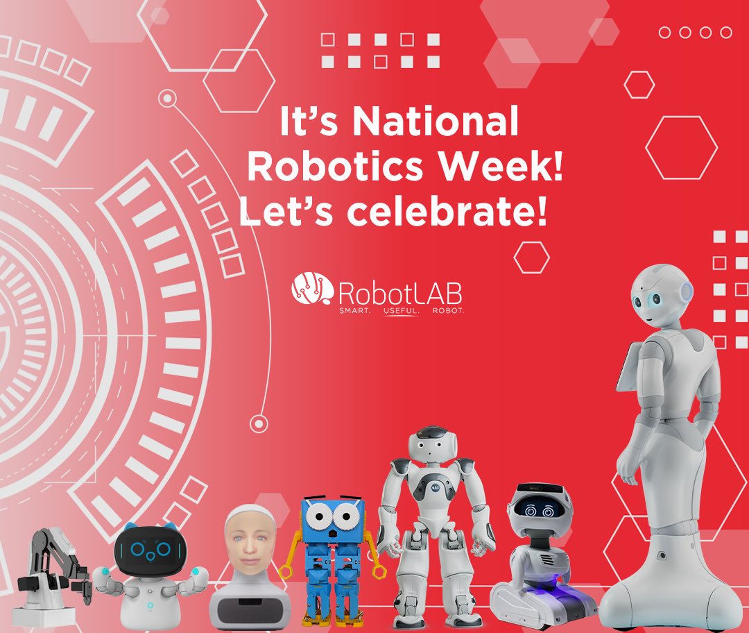 It's #NationalRoboticsWeek!  this #Roboweek Let's inspire #students to learn about the importance of  robotics and STEM! Check our Feature a teacher blog and discover how #teachers are transforming the classroom with #robotics

robotlab.com/blog-feature-a…