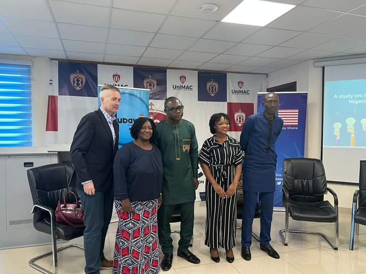 Graceyadwoa's tweet photo. TV3 News presenter, Alfred Ocansey mentioned that the fight against information disorder is off importance and based on his experiences, accuracy comes before speed at the symposium on "Building Communities for the Fight Against Misinformation and Disinformation at UniMAC-GIJ. https://t.co/9rerNQO0y8