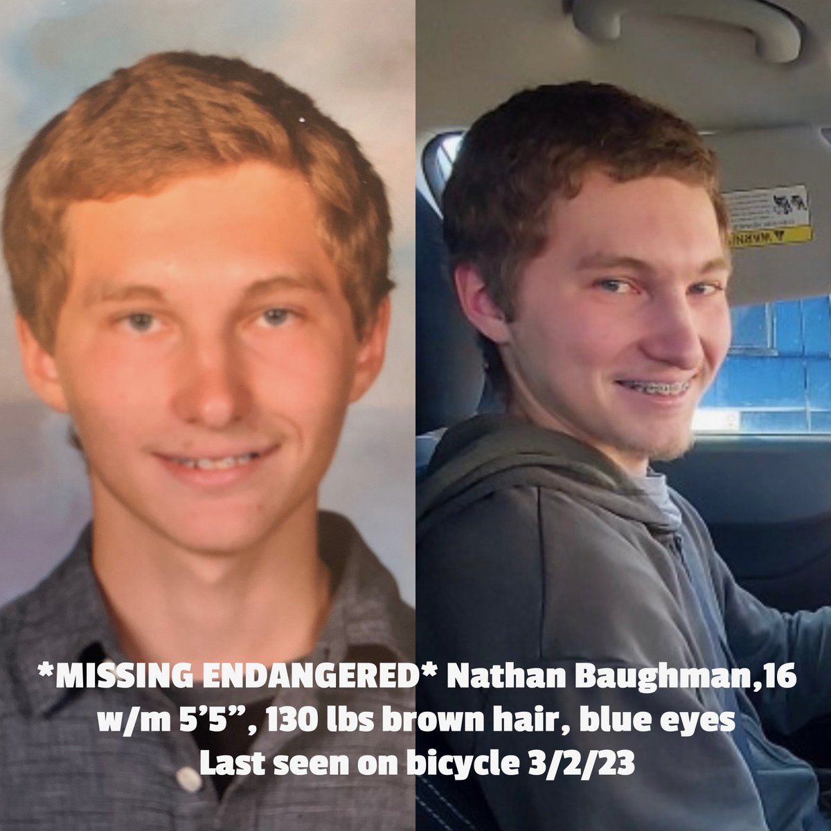 MSP Third District on Twitter "🚨Missing Endangered Person🚨Nathan John