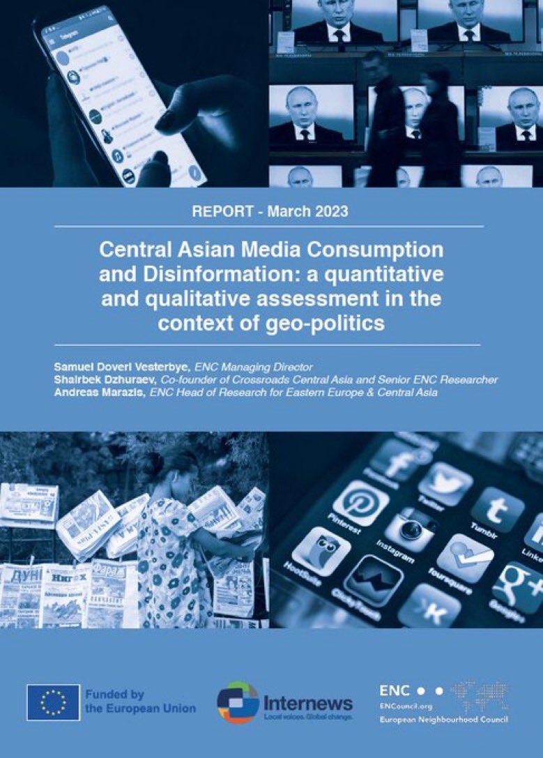 SamuelJsdv's tweet photo. Last week @ENC_Europe &amp; @Internews was hosted in 🇪🇺@Europarl_EN by Parliament Member on Foreign Affairs &amp; Central Asia @karstenlucke 👇

We presented 2400 people survey on #CentralAsia:

✳️ Media consumption 📱
✳️ 🇷🇺 disinfo 
✳️ Views on Ukraine🇺🇦 war

10-point results below 🧵⤵️ https://t.co/egiWLJ6sqj