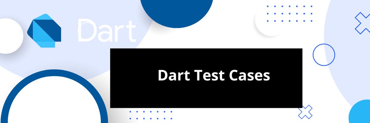 Today we are having our 5th Online Session. Flutter Tuesdays: Dart Test Cases. Tuesday, April 4 · 8:00 – 9:10pm Google Meet joining info Video call link: meet.google.com/uyv-eptd-kme Our facilitator :@Ndegwa_JM #flutterdev #dart #flutter