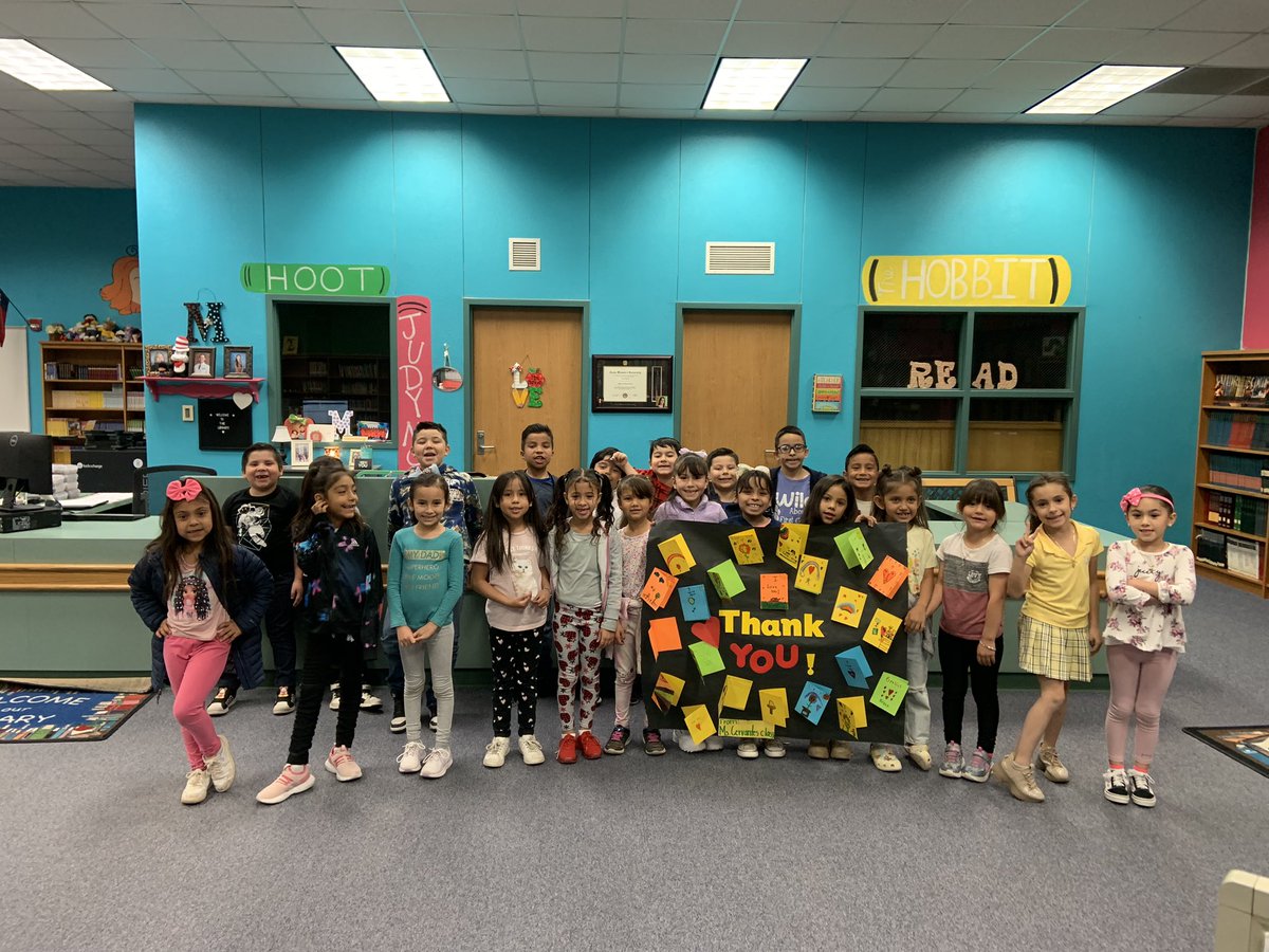 Another sweet surprise from Ms. Cervantes’ first grade class! Thank you!