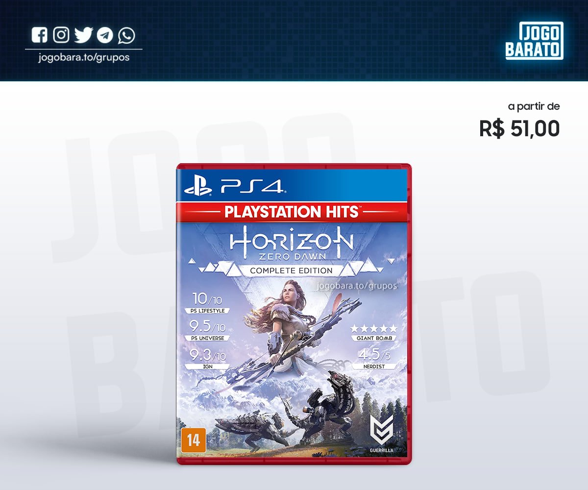 Horizon Zero Dawn está de graça para PS4 e PS5