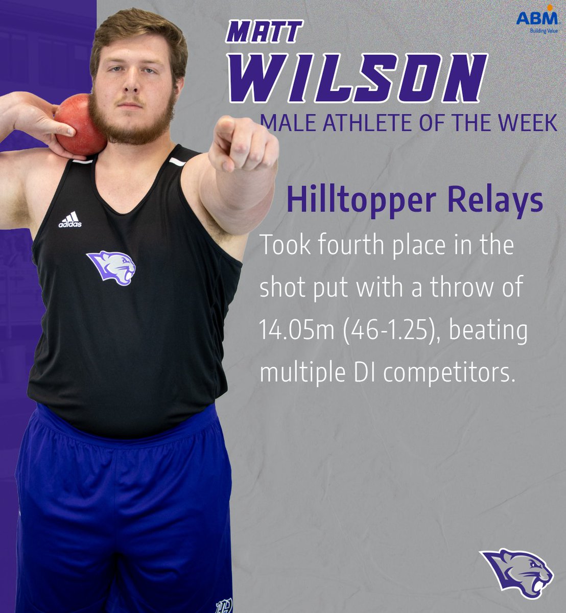 KWCPanthers's tweet photo. Your Kentucky Wesleyan Athletes of the Week! 🐾

#OneTeamWesleyan | #ForTheW https://t.co/Gq1IMFkglH