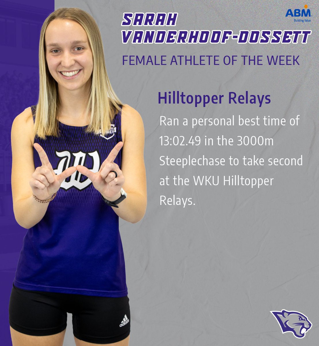 KWCPanthers's tweet photo. Your Kentucky Wesleyan Athletes of the Week! 🐾

#OneTeamWesleyan | #ForTheW https://t.co/Gq1IMFkglH