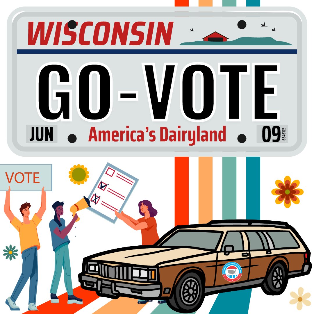 HELLO, WISCONSIN! 🧀 Get out there &amp; vote for the next Justice on your State Supreme Court!

@866ourvote is ready for all voting related questions, <a href="/VoteRiders/">VoteRiders</a> can confirm voter ID needs, &amp; @Vote411 is a resource for everything from candidate positions to your polling place.