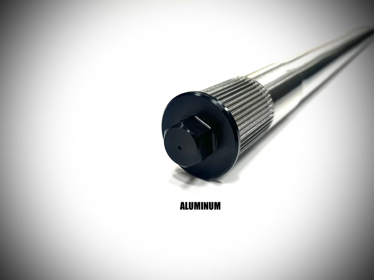 We have brand new Shroeder torsion bars  •950• all the way to •1050• available in our store! Be sure to check out our torsion bar retainers available in black aluminum or titanium. The center of all our retainers have a center mark in them perfect for measuring tube heights!