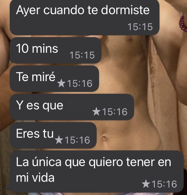 te imaginas q te digan esto: