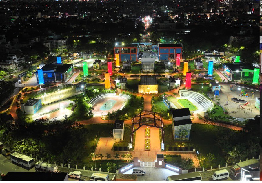 Omjasvin M D on Twitter "Top angle view of Shenoy Nagar park