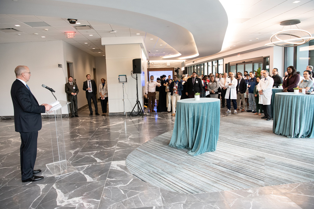 BCMCancerCenter's tweet photo. Last week we hosted an open house for the Baylor St. Luke's network to check our new space in the Baylor St. Luke's Medical Center's O'Quinn Medical Tower. View more photos on our Facebook page! https://t.co/kxRAOWMdp8 #DLDCCC https://t.co/Ci4O4pi8RX