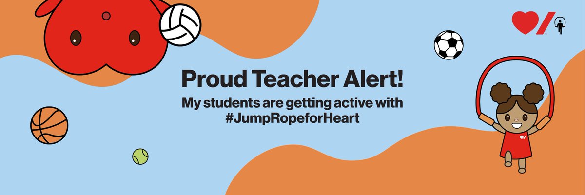 Proud teacher alert! Our school is participating in <a href="/HeartandStroke/">Heart & Stroke</a>'s #JumpRopeForHeart, raising money to support lifesaving research. Please join us and help create a healthier future for kids across Canada:  jumpropeforheart.crowdchange.ca/23144
