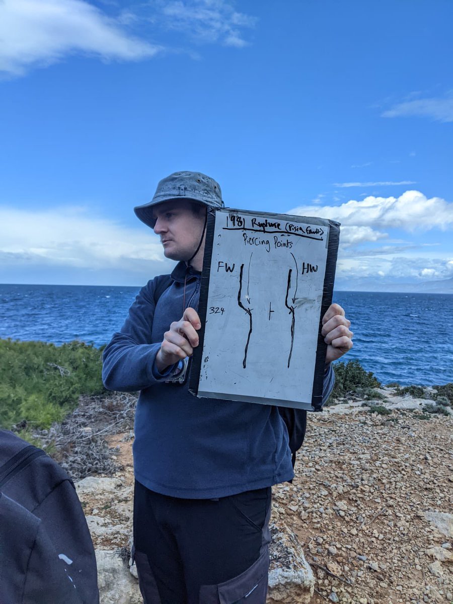 Sam Mitchell (@structuralsam) on Twitter photo 2nd year Birkbeck undergraduate field trip to the Perachora Peninsula, Greece. Lovely bunch of hard working students.
A year since starting my earthquake geology PhD and already teaching my research in Holocene active faults and historical ruptures - could be worse.
<a href="/BirkbeckUoL/">Birkbeck, University of London</a> 2nd year Birkbeck undergraduate field trip to the Perachora Peninsula, Greece. Lovely bunch of hard working students.
A year since starting my earthquake geology PhD and already teaching my research in Holocene active faults and historical ruptures - could be worse.
<a href="/BirkbeckUoL/">Birkbeck, University of London</a>