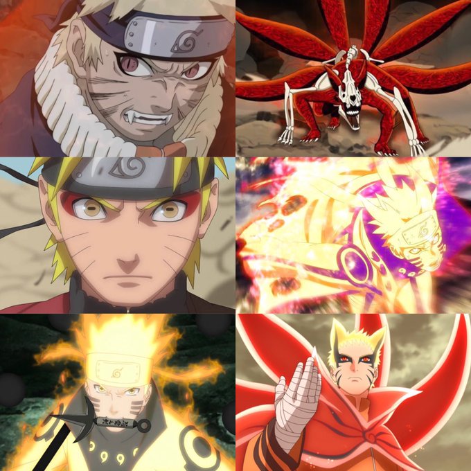 Naruto’s Transformations https://t.co/MVOot5lNAa