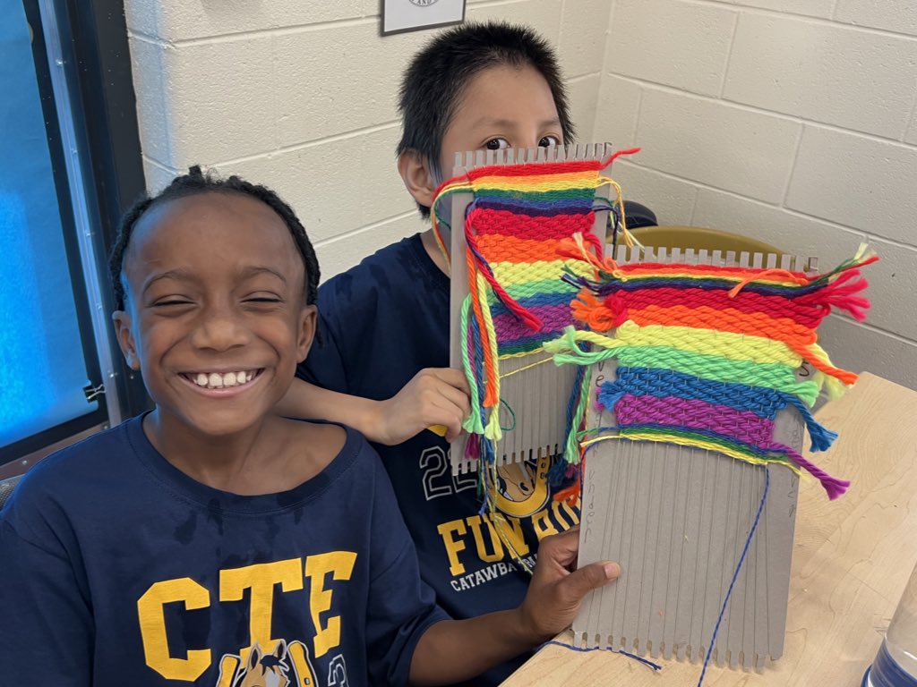We love weaving in 3rd grade!