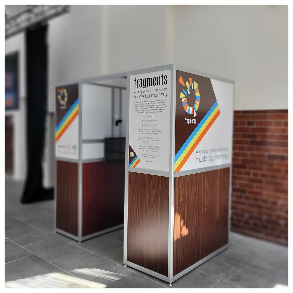 brokenorchestra's tweet image. Tomorrow is the beginning of exhibiting work we have done for the @Soundandmusicuk #composercurator commission with @BTOHull

&apos;Fragments&apos; is a delicate look at memory and how it shapes our lives. 

Come and see/hear it from our very own #memorybooth @TrinityMarket1